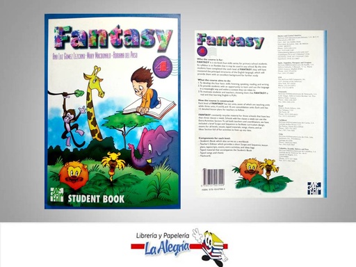 [9789701007099] FANTASY 4 STUDENTS BOOK  TEMATICA IDIOMAS AUTOR GOMEZ ANA LUZ EDITORIAL MCGRAW HILL