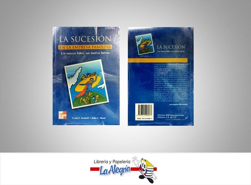 [9789701026977] LA SUCESION  TEMATICA NEGOCIOS Y GERENCIA AUTOR CRAIG E ARONOFF EDITORIAL MCGRAWHILL