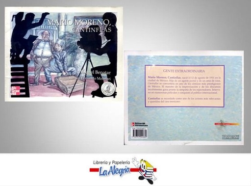 [9789701044889] MARIO MORENO CANTINFLAS  TEMATICA BIOGRAFIAS AUTOR BENATAR, RAQUEL EDITORIAL MCGRAWHILL