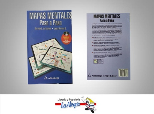 [9789701507636] MAPAS MENTALES PASO A PASO  TEMATICA EDUCACION AUTOR DE MONTES ZORAIDA G. EDITORIAL ALFAOMEGA