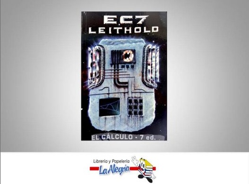 [9789706131829] EL CALCULO 7a EDICION TEMATICA CALCULO AUTOR LEITHOLD, LOIS EDITORIAL OXFORD