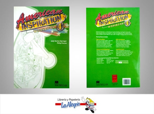 [9789708091053] AMERICAN INSPIRATION WORKBOOK 4  TEMATICA IDIOMAS AUTOR G.JUDY/P.PHILIP EDITORIAL MACMILLAN