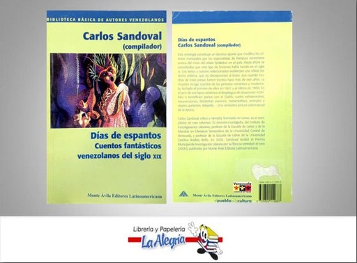 [9789800112687] DIAS DE ESPANTO  TEMATICA ENSAYO AUTOR CARLOS SANDOVAL EDITORIAL MONTE AVILA