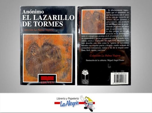 [9789802095636] EL LAZARILLO DE TORMES  TEMATICA NOVELAS AUTOR ANONIMO EDITORIAL EDUVEN