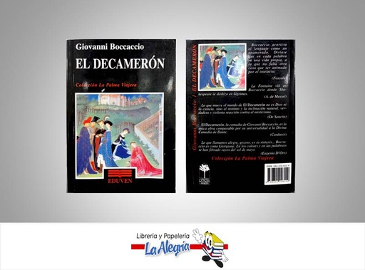 [9789802096022] EL DECAMERON  TEMATICA NOVELAS AUTOR GIOVANNI BOCCACCIO EDITORIAL EDUVEN