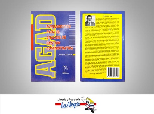 [9789802307210] FUNDAMENTOS PARA ANALISIS DE GESTION ADM  TEMATICA ADMINISTRACION AUTOR RUIZ ROA JOSE EDITORIAL PANAPO