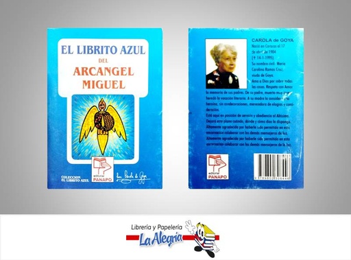 [9789802308446] EL LIBRITO AZUL DEL ARCANGEL MIGUEL  TEMATICA RELIGION AUTOR CAROLA DE GOYA EDITORIAL PANAPO