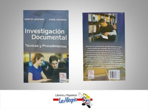 [9789802308873] INVESTIGACION DOCUMENTAL  TEMATICA INVESTIGACION AUTOR MONTERO MARITZA-HOCHMAN E EDITORIAL PANAPO