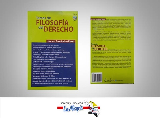 [9789802440214] TEMAS DE FILOSOFIA DEL DERECHO  TEMATICA DERECHO AUTOR FERNANDEZ LORENZO EDITORIAL UCAB