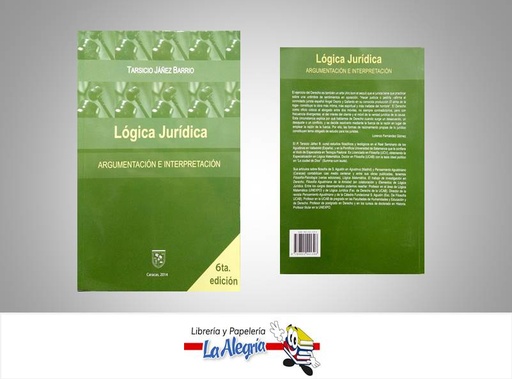 [9789802441396] LOGICA JURIDICA  TEMATICA DERECHO AUTOR JAÑEZ, TARSICIO EDITORIAL UCAB