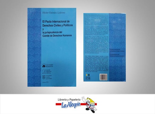 [9789802447848] EL PACTO INTERNACIONAL DE DERECHOS CIVIL  TEMATICA DERECHO AUTOR FAUNDEZ HECTOR EDITORIAL UCAB