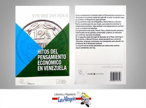 [9789802448548] HITOS DEL PENSAMIENTO ECONOMICO EN VZLA  TEMATICA ECONOMIA AUTOR ORTIZ F, EDUARDO J EDITORIAL ABEDICIONES
