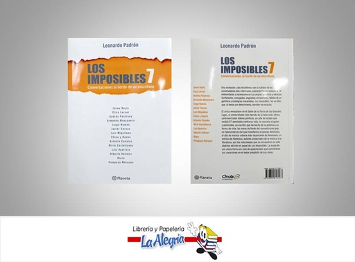 [9789802716067] LOS IMPOSIBLES 7 TEMATICA ENSAYO AUTOR PADRON LEONARDO EDITORIAL PLANETA