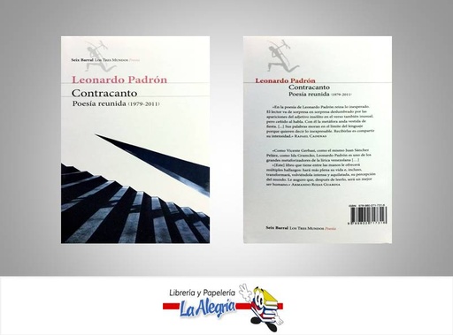 [9789802717316] CONTRACANTO  TEMATICA POESIA AUTOR PADRON, LEONARDO EDITORIAL SEIX BARRAL