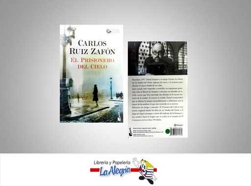 [9789802717484] EL PRISIONERO DEL CIELO TEMATICA NOVELA AUTOR RUIZ ZAFON CARLOS EDITORIAL PLANETA