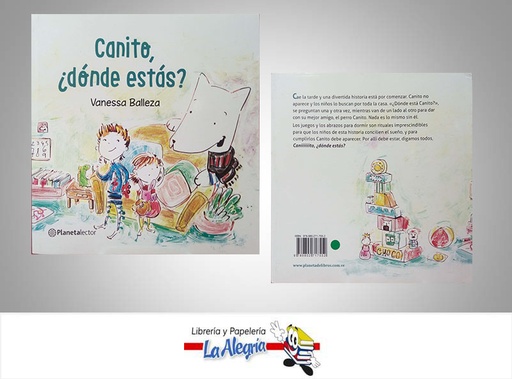 [9789802717552] CANITO DONDE ESTAS TEMATICA INFANTIL AUTOR BALLEZA, VANESSA EDITORIAL PLANETA LECTOR