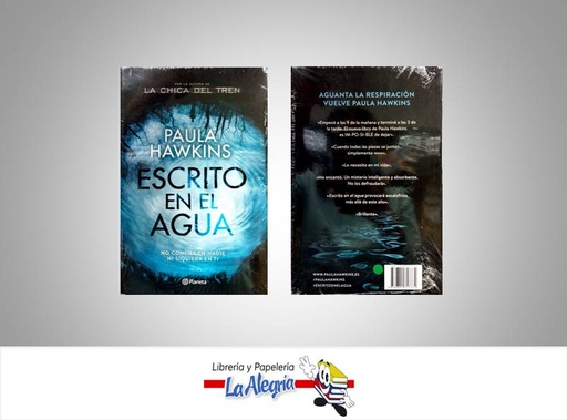 [9789802717774] ESCRITO EN EL AGUA TEMATICA NOVELAS AUTOR HAWKINS PAULA EDITORIAL PLANETA