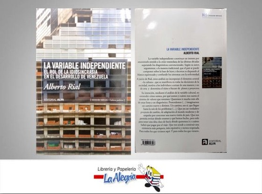 [9789803543297] LA VARIABLE INDEPENDIENTE  TEMATICA POLITICA AUTOR RIAL, ALBERTO EDITORIAL EDITORIAL ALFA