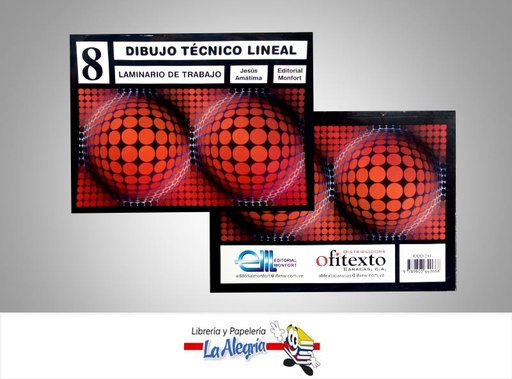 [9789803640668] DIBUJO TECNICO LINEAL 8VO GRADO LAMINARI  TEMATICA EDUCACION AUTOR AMATIMA JESUS EDITORIAL EDITORIAL MONFORT