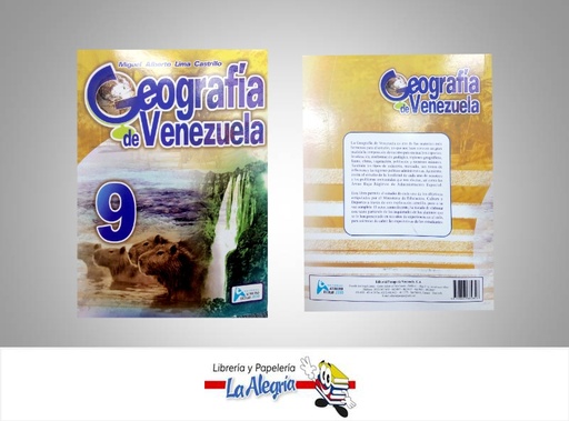 [9789803662806] GEOGRAFIA DE VENEZUELA 9  TEMATICA GEOGRAFIA AUTOR LIMA, MIGUEL ALBERTO EDITORIAL ACTUALIDAD