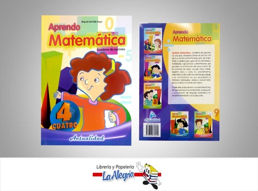 [9789803662899] APRENDO MATEMATICA CUADERNO 4  TEMATICA EDUCACION AUTOR MIGUEL DEL VALLE EDITORIAL ACTUALIDAD