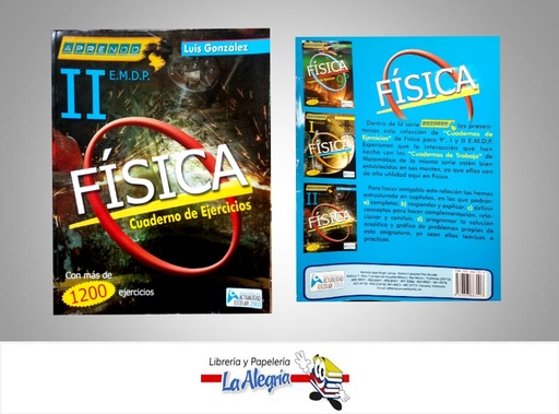 [9789803663117] FISICA II ANO CUADERNO DE EJERCICIOS  TEMATICA FISICA AUTOR GONZALEZ, LUIS EDITORIAL EDITORIAL ACTUALIDAD