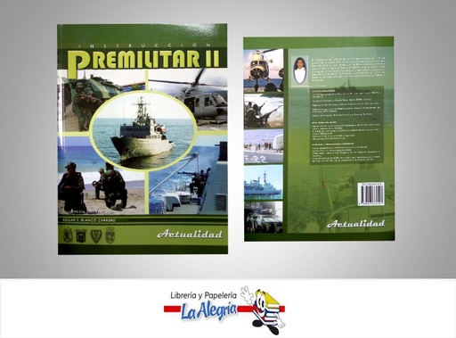 [9789803664541] INSTRUCCION PREMILITAR II ANO DIVERSIFIC  TEMATICA EDUCACION AUTOR BLANCO EDGAR EDITORIAL EDITORIAL ACTUALIDAD