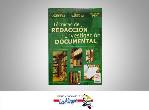 [9789803664763] TECNICAS DE REDACCION E INVESTIGACION  TEMATICA EDUCACION AUTOR LIDUVINA CARRERA-MIREYA V EDITORIAL PANAPO