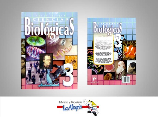 [9789803664824] CIENCIAS BIOLOGICAS 3 TEMATICA BIOLOGIA AUTOR IRAUSQUIN YADITZHA EDITORIAL ACTUALIDAD