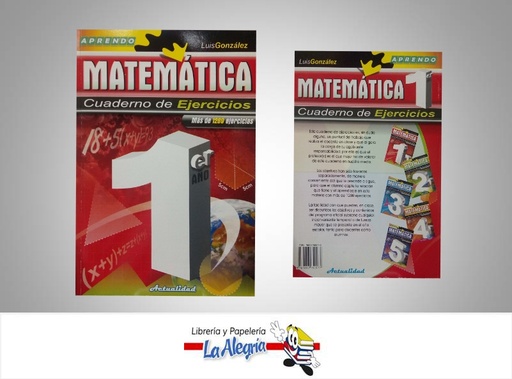 [9789803750077] MATEMATICA CUADERNO DE EJERCICIOS 7MO  TEMATICA MATEMATICA AUTOR GONZALEZ, LUIS EDITORIAL ACTUALIDAD