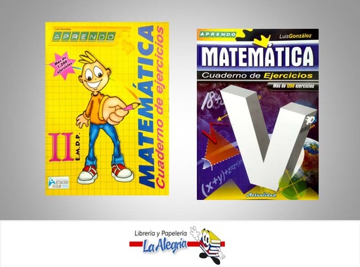 [9789803750633] MATEMATICA CUAD DE EJERC 5TO ANO  TEMATICA MATEMATICA AUTOR GONZALEZ, LUIS EDITORIAL ACTUALIDAD