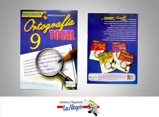 [9789803750756] ORTOGRAFIA TOTAL 9 TEMATICA EDUCACION AUTOR IRAUSQUIN JANIRA EDITORIAL ACTUALIDAD