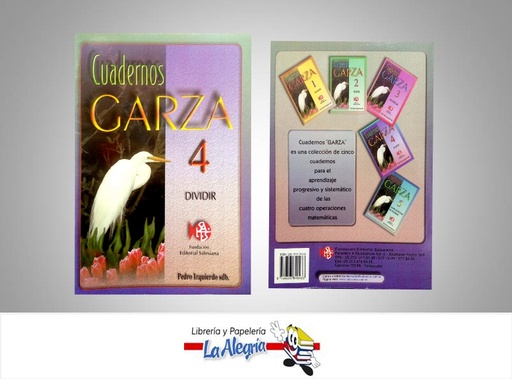 [9789803840433] CUADERNO GARZA N- 4 DIVIDIR  TEMATICA MATEMATICA AUTOR IZQUIERDO, PEDRO EDITORIAL SALESIANA