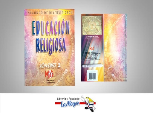 [9789803840525] EDUCACION RELIGIOSA II DIVERSIFICADO  TEMATICA RELIGION AUTOR GARCIA CLARENCIO EDITORIAL SALESIANA