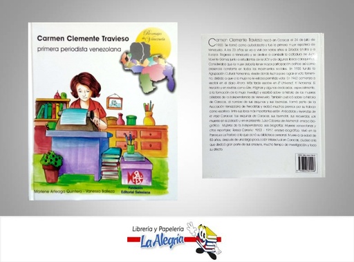[9789803841546] CARMEN CLEMENTE TRAVIESO PERIODISTA VZLN  TEMATICA BIOGRAFIAS AUTOR ARTEAGA MARLENE- VANESSA EDITORIAL FUNDACION SALESIANA