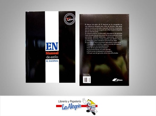 [9789803887384] MANUAL DE ESTILO TEMATICA MANUALES EDITORIAL EL NACIONAL
