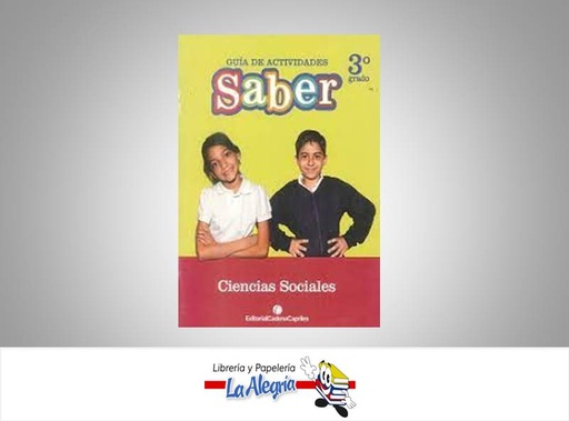 [9789804000324] GUIA DE ACTIVIDADES SABER CIENCIAS3  TEMATICA EDUCACION   EDITORIAL CADENA CAPRILES