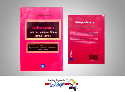 [9789804060137] JURISPRUDENCIA 2012 - 2013  TEMATICA DERECHO AUTOR ZAMBRANO, FREDDY EDITORIAL ATENEA
