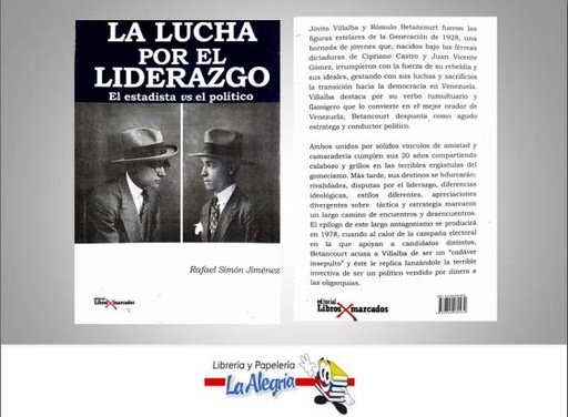 [9789804080432] LUCHA POR EL LIDERAZGO  TEMATICA POLITICA AUTOR JIMENEZ RAFAEL SIMON EDITORIAL LIBROS MARCADOS