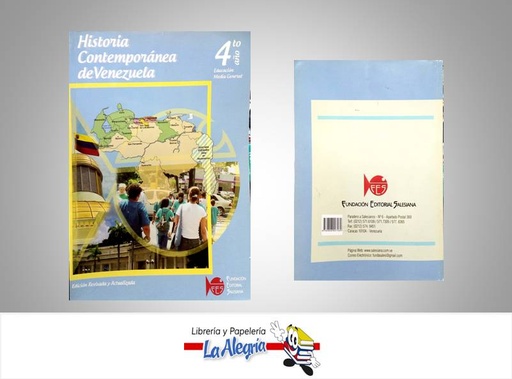 [9789806007260] HISTORIA CONTEMPORANEA DE VENEZUELA 4  TEMATICA HISTORIA AUTOR GOMEZ ANTONIO EDITORIAL SALESIANA