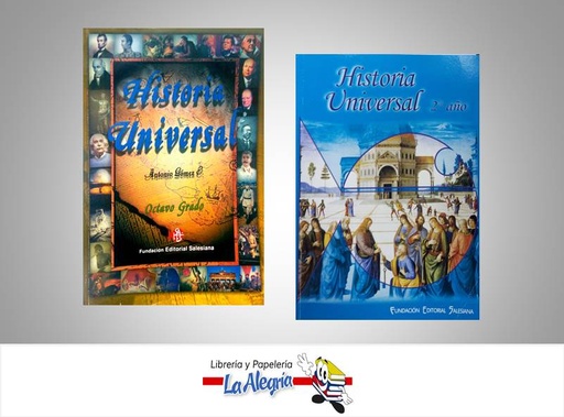[9789806007857] HISTORIA UNIVERSAL 2 ANO  TEMATICA HISTORIA AUTOR ANTONIO GOMEZ EDITORIAL SALESIANA