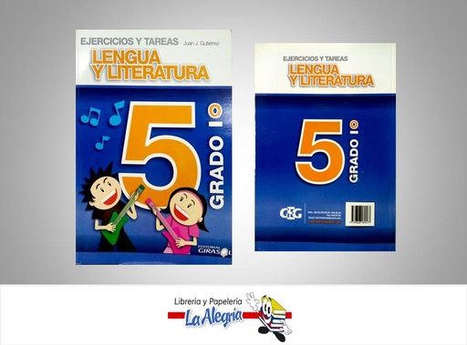 [9789806189577] EJERCICIOS Y TAREAS 5 LENGUA Y LITERATUR  TEMATICA EDUCACION AUTOR GUTIERREZ, JUAN EDITORIAL EDITORIAL GIRASOL
