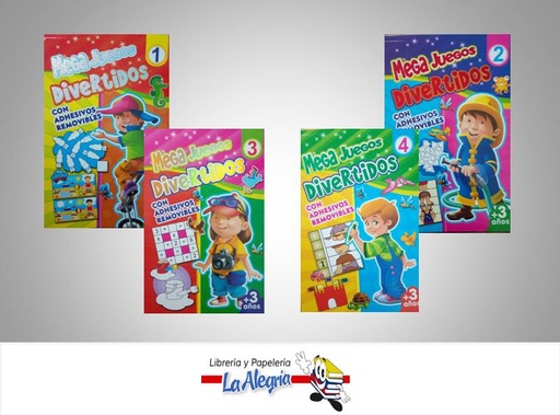 [9789807191494] COLECCION MEGA JUEGOS DIVERTIDOS 4 TITUL  TEMATICA INFANTIL   EDITORIAL EDICIONES SICOBEN, C.A.