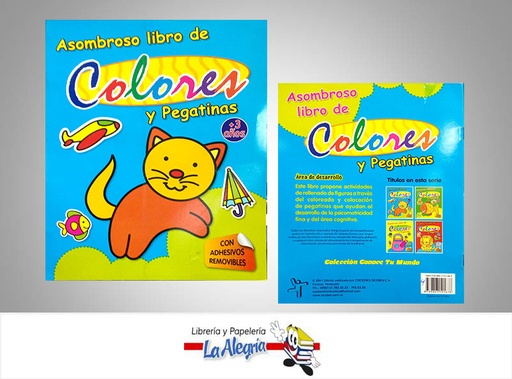 [9789807191678] COLORES Y PEGATINAS  TEMATICA INFANTIL AUTOR SICOBEN EDITORIAL EDICIONES SICOBEN, C.A.