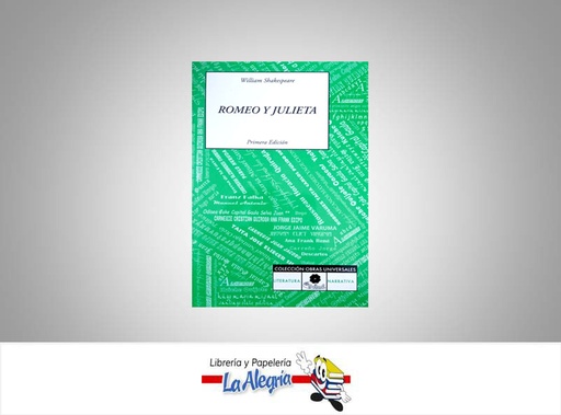[9789807259095] ROMEO Y JULIETA TEMATICA NOVELA AUTOR WILLIAM SHAKESPEARE MARCA EDITORIAL EL TREBOL