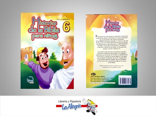 [9789807281065] HISTORIAS DE LA BIBLIA PARA NINOS 6  TEMATICA RELIGION AUTOR RINCON, LUIS EDITORIAL TERRA EDITORES
