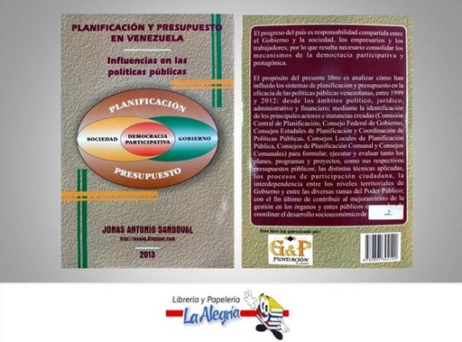 [9789807304122] PLANIFICACION Y PRESUPUESTO EN VENEZUELA  TEMATICA POLITICA AUTOR SANDOVAL, JONAS EDITORIAL VEN HILL INTERAMERICANA D