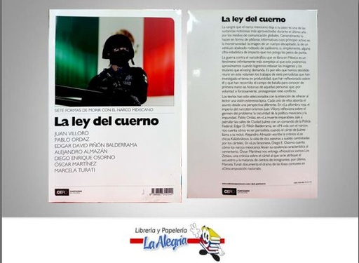 [9789807312141] LA LEY DEL CUERNO  TEMATICA POLITICA AUTOR VILLORO, JUAN EDITORIAL PUNTOCERO