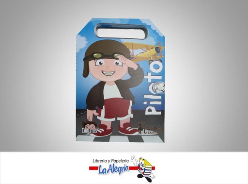 [9789807462334] CARLITOS EL PILOTO PEGATINAS/COLOREAR  TEMATICA INFANTIL   EDITORIAL KAROLING CHANTILLY