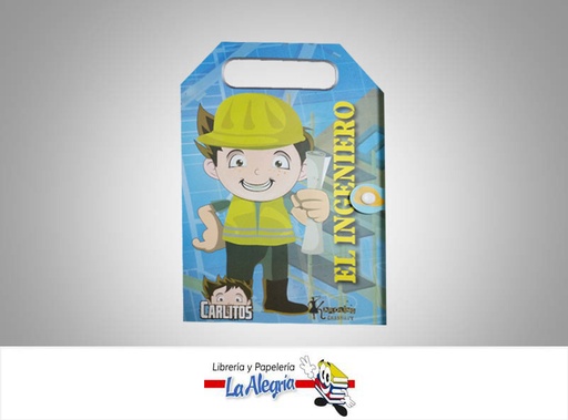[9789807462426] CARLITOS EL INGENIERO PEGATINAS/COLOREAR  TEMATICA INFANTIL   EDITORIAL KARONLING CHANTILLY